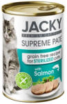 Jacky steril macska konzerv pástétom, lazac 400g. Minimum rendelés: 12 db !