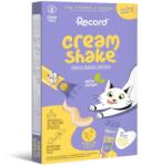 Record CREAM SHAKE nedves jutalomfalat macskáknak, csirkével és macskamentával, 7x12 g
