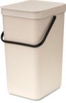 Brabantia Coș de sortare a deșeurilor Sort & Go 16 l bej (251740) Cos de gunoi