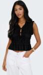 ONLY Потник onlgoa s/s linen bl frill top cc pnt