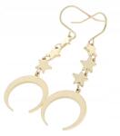 Xuping 2453 Arany színű, lógós fülbevaló sebészeti acélból