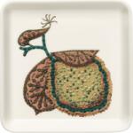 Iittala Farfurie pentru servirea gustărilor Taika Sato 12 x 12 cm, alb-verde (1070925)