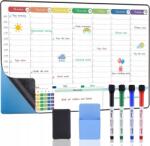  Poprun 42 × 28 cm-es heti tervező fali és üvegtáblás naptár (X001ZFW4LZ)