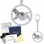 Mejk Jewellery Kulcstartó Ezüst Cocker spániel Angol 925 Ajándék Gravírozás Ingyenes (brelok do kluczy z Cocker Spaniel Angielski)