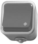 Zemir Kereszt Kapcsoló IP44 Szürke Ospel Delfina (ŁĄCZNIK KRZYŻOWY)