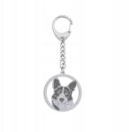 Mejk Jewellery Ezüst kulcstartó Welsh Corgi Cardigan Ezüst 925 Gravírozás Ingyenes (Welsh Corgi Cardigan)