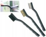 Bibelocik 3 darabos drótkefe készlet: Réz, Acél, Nylon (TG63169)