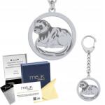 Mejk Jewellery Ezüst kulcstartó Vadászgörény 925 Ékszer Ajándék Nő Gravírozás Ingyenes (brelok do kluczy z Fretka)