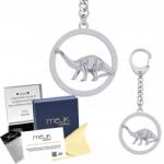 Mejk Jewellery Ezüst kulcstartó Diplodok 925 Ékszer Ajándék Gravírozás Ingyenes (Brelok Srebrny)