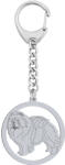 Mejk Jewellery Ezüst kulcstartó Chow Chow 925 Ajándék Dedikálás Gravírozás Ingyenes (BE R845)