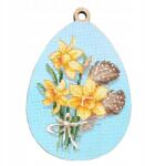 Coricamo Keresztszemes hímzés Hímző készlet Nárciszos tojás