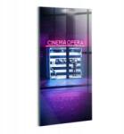 Wallfluent Üvegkép étkezőbe, azonnal felszerelhető Lyon operaház mozi 70x140 (010010010250100075768)