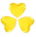 PartyPal Fólia lufi Szívek Arany 3db 23cm