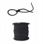 DQ-PP Kötél 4mm rugalmas gumi zsinór Expander 4 mm 1M ponyva banner fekete (LILE4)