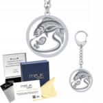 Mejk Jewellery Ezüst kulcstartó Horgászat 925 Ékszerek Ajándék Nő Gravírozás (brelok srebrny do kluczy z Wędkarstwem)