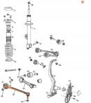 Chrysler OE Első lengőkar bal alsó egyenes Lancia Thema Chrysler 300 Dodge Charger