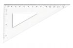 Tetis Derékszögű Vonalzó 14, 5CM Műanyag BL004-B (BL004-B)
