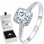 Mennica Bydgoska Ródiumozott ezüst gyűrű 925 Ajándék (G33/5-18)