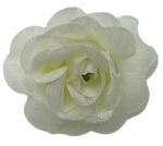 Wera Rózsa mini fej 3 cm krémszínű 6 db (FME071348#2)