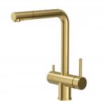 Quadron Háromutas konyhai csaptelep kihúzható kifolyócsővel Quadron Ellen Arany (3673512_PVDG1)