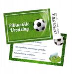  Focis meghívók születésnapra, focilabda mintával Jegy stílusú