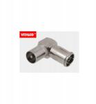 Vitalco Tv Dugó/tv Aljzat Adapter, Szögletes, Fém Vitalco (AP035)