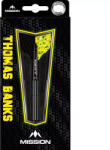 Mission Darts Dart szett Mission steel Thomas Banks 22g, 90% gravírozott