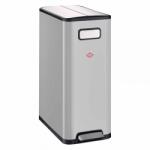 WESCO Кош за отпадъци - Big Double Master, 2x20 л сив