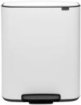 Brabantia Кош за отпадъци Brabantia - Bo Pedal, 60 l, White (1003182)