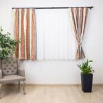 Hiko Set 5 piese draperii bumbac, scurte Hiko Nostalgie Garden cu doua bentite si o perdea Ana Soft, cu rejansa (100007569)