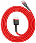 Baseus 6953156280328 Fekete, Vörös 1 M USB A Micro-USB B Mobiltelefon kábel (BASKBK46683)