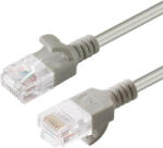 MicroConnect V-UTP610-SLIM Szürke 10 M Cat6 U/UTP (UTP) Hálózati kábel (V-UTP610-SLIM)