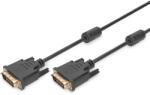 ASSMANN AK-320108-005-S 0, 5 M DVI-D Fekete DVI kábel (AK-320108-005-S)