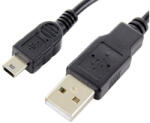 Forever T_0011208 1 M USB A Mini-USB A Fekete USB kábel (DATMINIUSB-TFO)