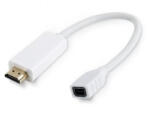 MicroConnect HDMMDP 0, 1 M HDMI A Mini DisplayPort Fehér video átalakító kábel (HDMMDP)