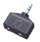 USE Home AC 16 audióátalakító, elosztó, 3, 5mm sztereó dugó, 2 x 3, 5mm sztereó aljzat 5 db-os kiszerelés! (AC 16)