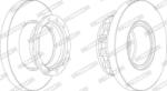 FERODO Disc frana FERODO FCR245A (FCR245A)
