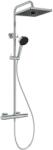 Ideal Standard Ceratherm T25+ - Set de duș cu termostat, 26 x 26 cm, 2 jeturi, crom A8498AA (A8498AA)