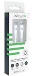 DVICED Cable USB-C to Lightning silicone 1, 25m - White (DV110004) (DV110004)