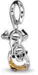 PANDORA Moments 763343C01 Kéttónusú mozgatható majom függő charm (Ag925/1000, 2, 87 g)