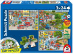 Schmidt Spiele 3x24 db puzzle - Fire brigade (56580) (56580)
