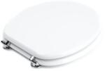  MDF WC-ülőke, fehér akril bevonattal, fém zsanérral (KIEG. 000055)