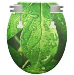  WC-ülőke, zöld levél mintás (KIEG. 000126)