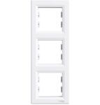 Schneider Electric ASFORA Hármas keret, függőleges, fehér (EPH5810321)