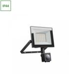 spectrumLED NOCTIS LUX 4 LED reflektor 30W NW 230V IP44 141x185x53mm Fekete mozgásérzékelővel (SLI029072NW_CZUJNIK_PW)
