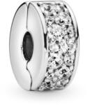 PANDORA Moments Timeless 791817CZ Áttetsző pavé klip charm (Ag925/1000, 2, 4 g)