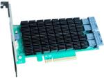 High Point SAS/SATA vezérlő PCIe 3.0 x8 16 port 12Gb/s DAS R720L (R720L)