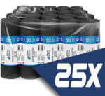  Szemeteszsák fekete 60x70 15mikron 60L 20db/tekercs (25 tekercs) (SZ6015-GYUJTO)