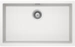 SCHOCK Schock Kaia N-100XL Cristadur Polaris konyhai mosogatótálca, gránit kompozit, hófehér, 756 x 456 mm, munkalapra/munkalap alá/szintbe építés (KAIN100XLPOLA)