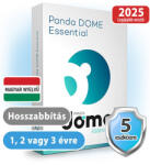 Panda Dome Essential HUN 5 Eszköz 3 év online vírusirtó szoftver (hosszabbítás) (W01YPDE0E05_hosszabbitas_3ev)